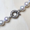 Pearl (White) Silk Knotted Necklace - La Trobe Jewellery