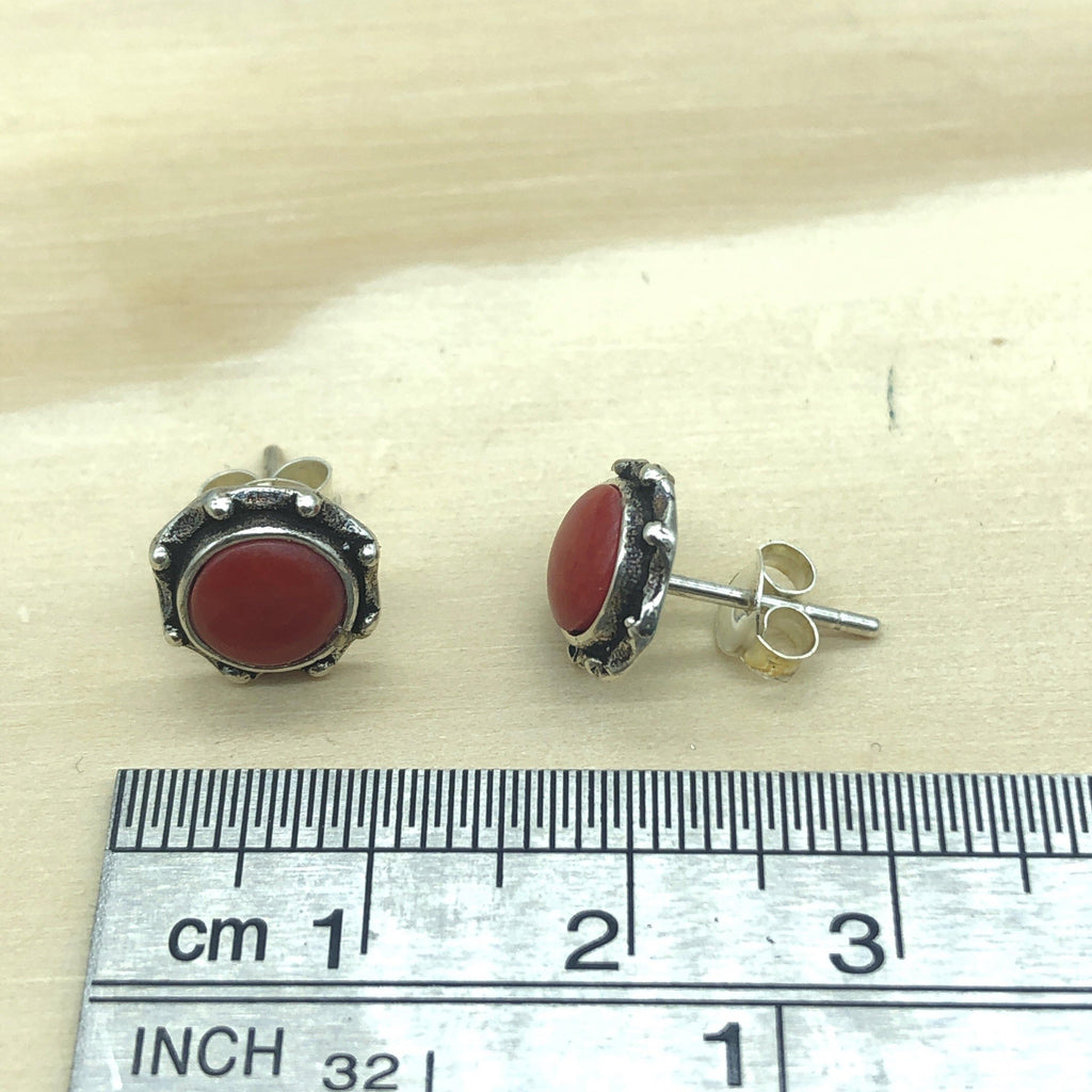 Coral Studs - La Trobe Jewellery