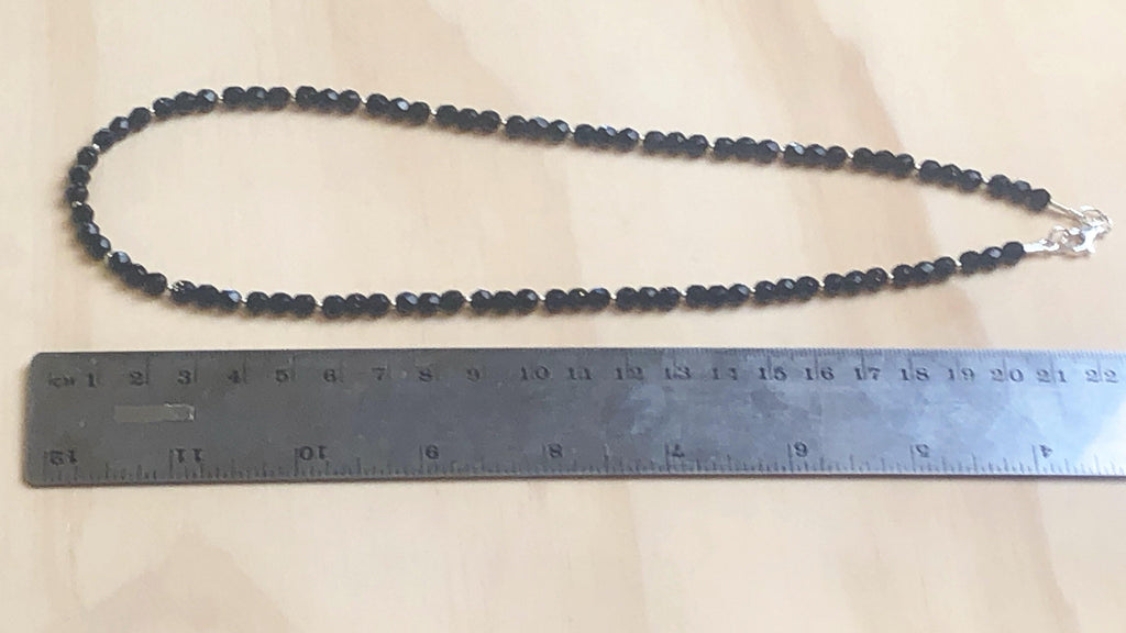 Gemstone Onyx & Sterling Silver Necklace - La Trobe Jewellery