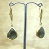 Sterling Silver Gold Labradorite Teardrop Earring - La Trobe Jewellery