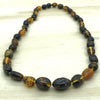 Gemstone Amber Knotted Necklace - La Trobe Jewellery