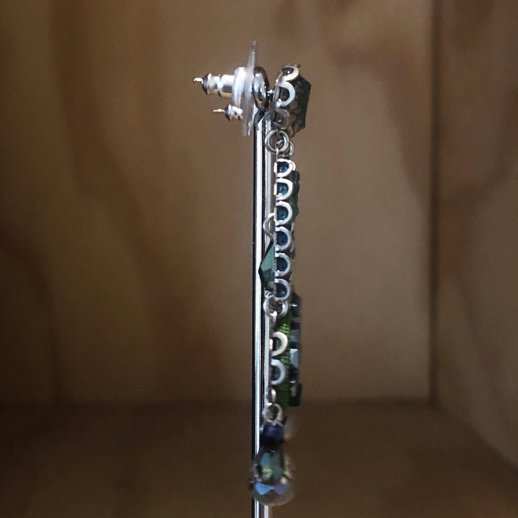 Fashion Earrings ayalab blue,green - La Trobe Jewellery