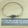 Sterling Silver Decorative Bird Bangle - La Trobe Jewellery