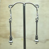Sterling Silver Fancy Long Drop Earring - La Trobe Jewellery
