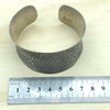 Sterling Silver Bangle cuff xwide etch vines&flowers ht - La Trobe Jewellery