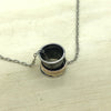 Sterling Silver & Gold Israeli Necklace - La Trobe Jewellery