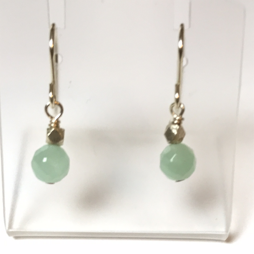 Sterling Silver Green Ocean Quartz Earring - La Trobe Jewellery