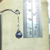 Sterling Silver Black Pearl Drop Earring - La Trobe Jewellery