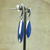 Sterling Silver Blue Chalcedony Teardrop Earring - La Trobe Jewellery