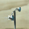 Sterling Silver Turquoise Israeli stud - La Trobe Jewellery
