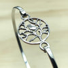 Sterling Silver Decorative Bird Bangle - La Trobe Jewellery