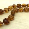 Gemstone Amber Knotted Necklace - La Trobe Jewellery