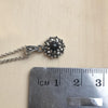 Gemstone Marcasite & Onyx Pendant - La Trobe Jewellery