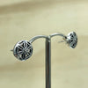 Sterling Silver Flower Of Life Studs - La Trobe Jewellery