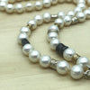 Sterling Silver, Gold & White Pearl Israeli Necklace - La Trobe Jewellery