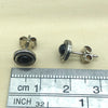 Sterling Silver Black Onyx Israeli Stud - La Trobe Jewellery