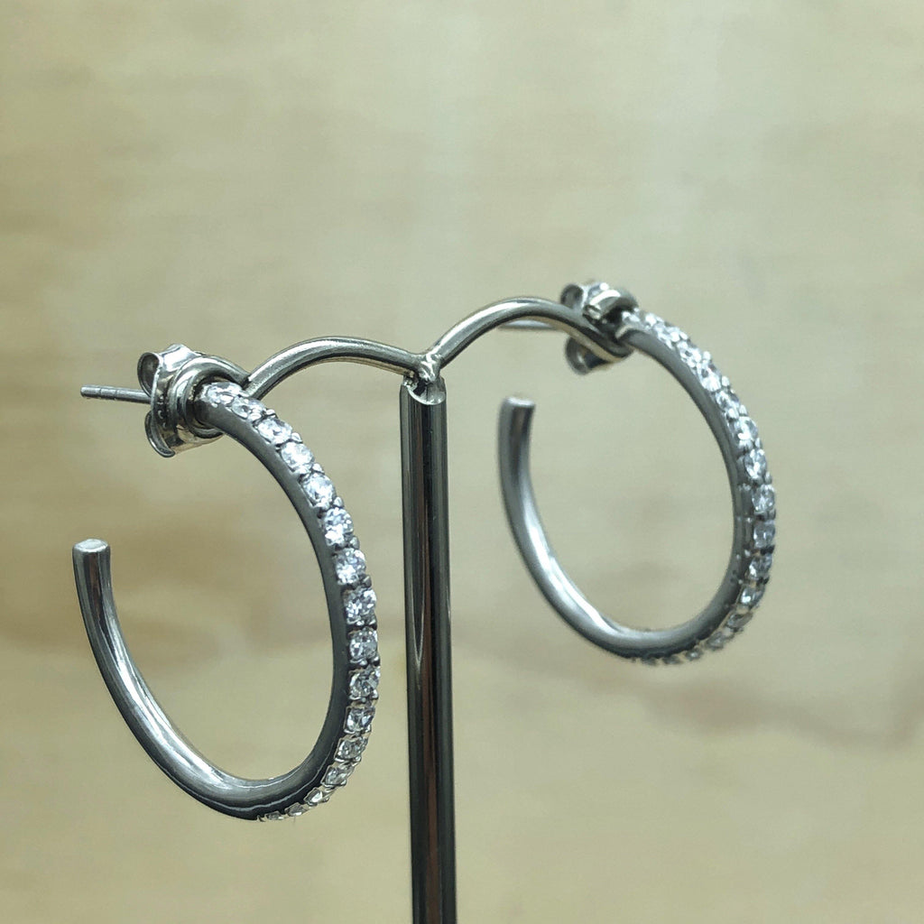 Sterling Silver Cubic Loop 25cm - La Trobe Jewellery