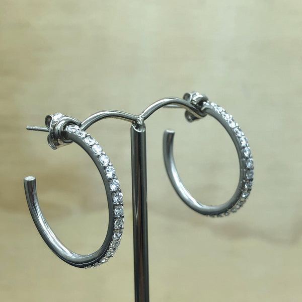 Sterling Silver Cubic Loop 25cm - La Trobe Jewellery