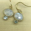 Sterling Silver Moonstone & Topaz Earring - La Trobe Jewellery