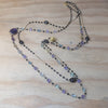 Gemstone Amethyst, Fluorite, Smokey Quartz Necklace - La Trobe Jewellery