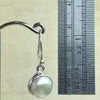 Sterling Silver White Mabe Pearl Drop Earring - La Trobe Jewellery