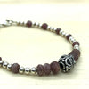 Sterling Silver & Ruby Bracelet - La Trobe Jewellery